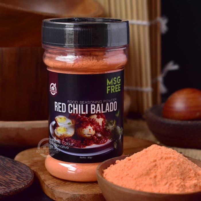 

HOUSE OF ORGANIX RED CHILI BALADO 80 GR FOOD SEASONING POWDER