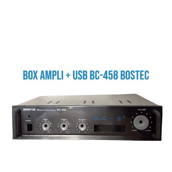 BOX POWER AMPLIFIER PLUS USB 458 BOS AMPLI USB