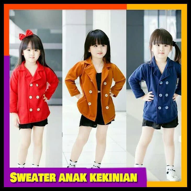 Jaket Sweater Anak Cewek Sweater Wanita Model Korea
