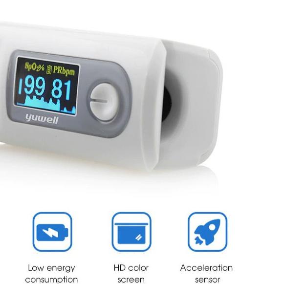 Oximeter Yuwell YX303 Fingertip Pulse Oximeter oxymeter Oksigen SpO2