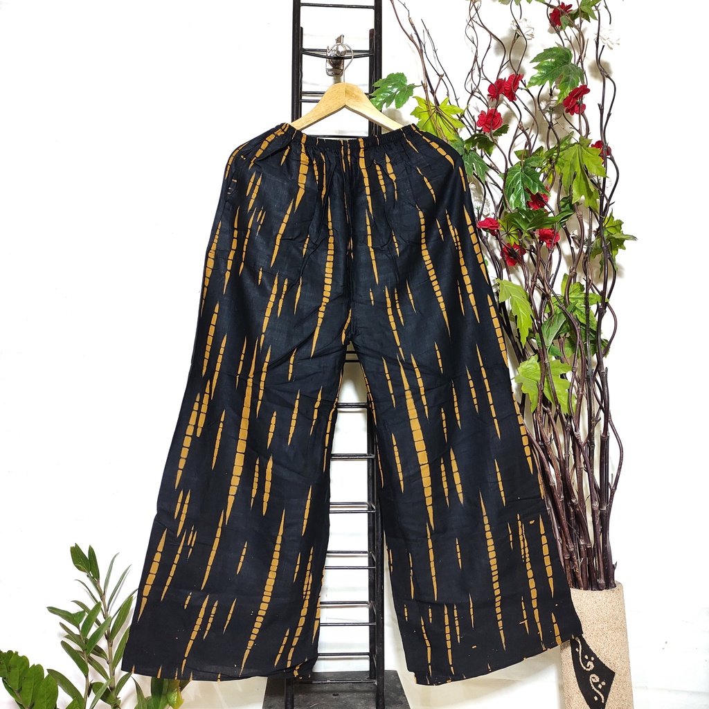 Kulot Panjang Celana Dewasa Bahan Rayon-KL Gelap Emas E