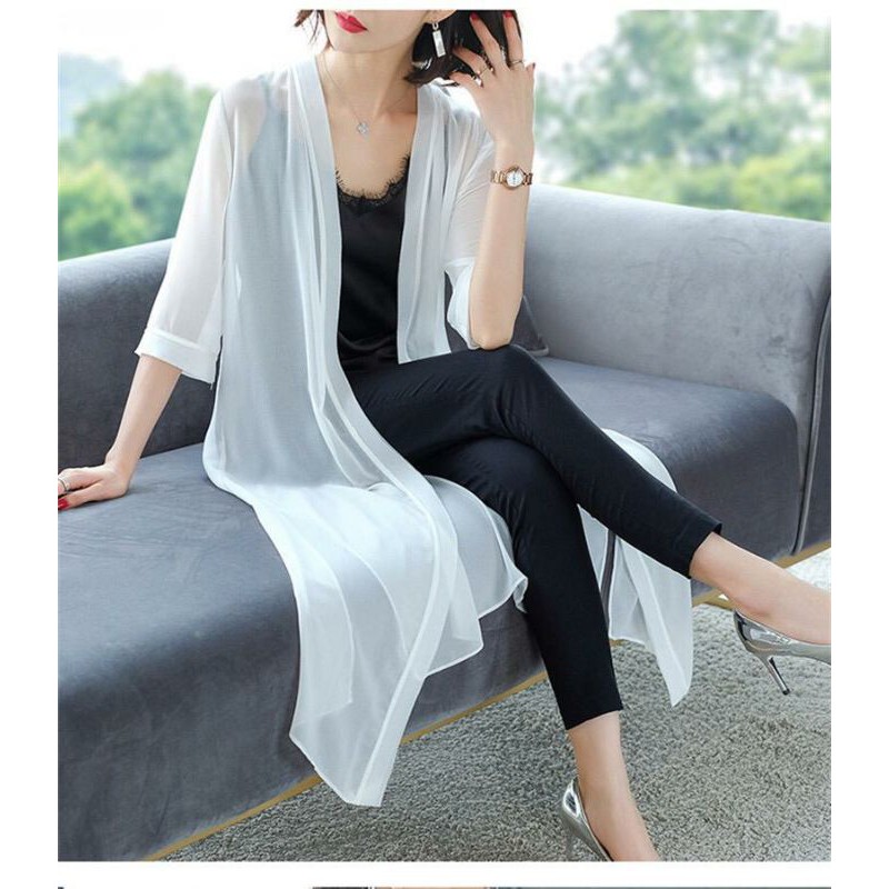 STELLA OUTER / OUTER CHIFFON KOREA / CARDIGAN KOREA / OUTER PANJANG / CARDIGAN CHIFFON