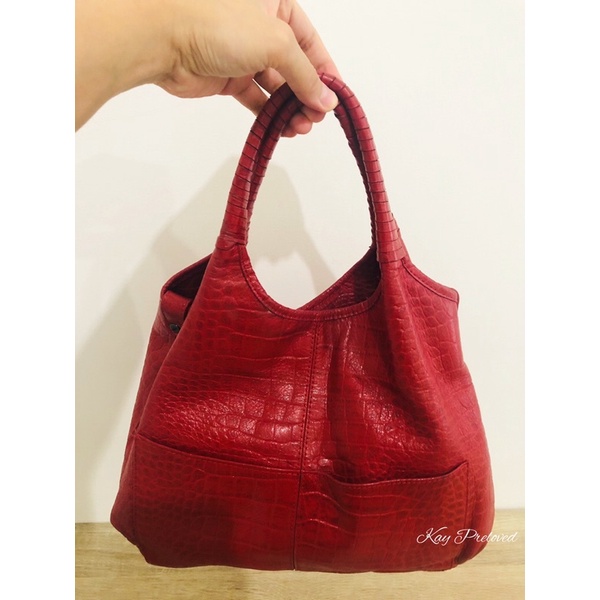 ❤️SALE❤️ LASPOSA AUTHENTIC PRELOVED TAS KULIT SECOND BRANDED