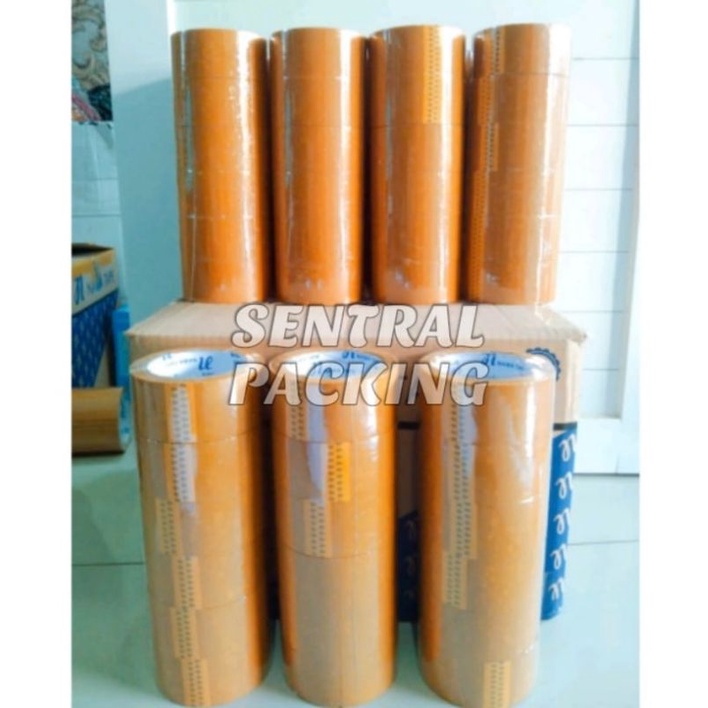 

LAKBAN OPP COKLAT 2Inchi 45mm × 90 Yard / Roll (6Pcs )