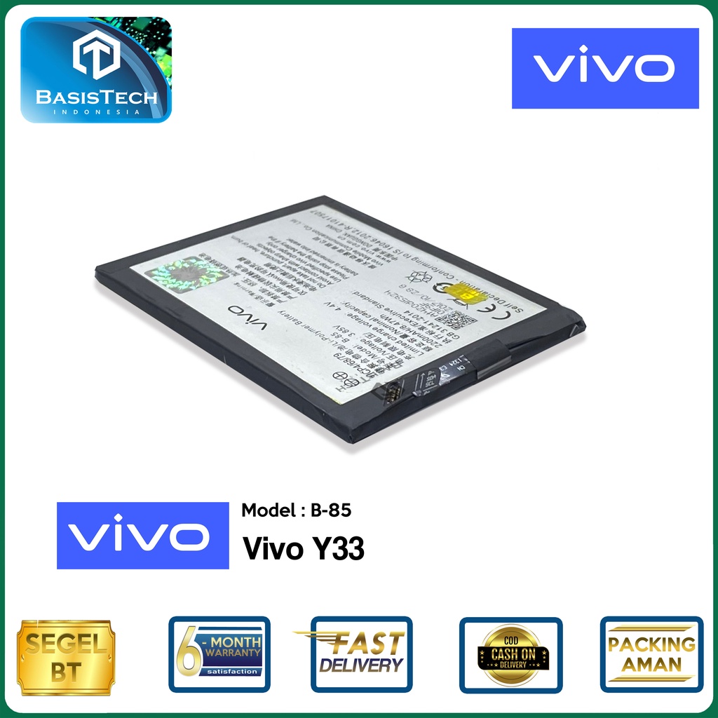 BATERAI VIVO Y33 - B-85 - ORI99