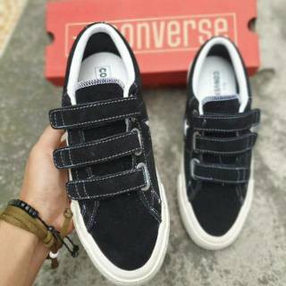 Sepatu CONVERSE ONE STAR PRO 3 VELCRO SUEDE OX Kualitas PREMIUM BNIB
