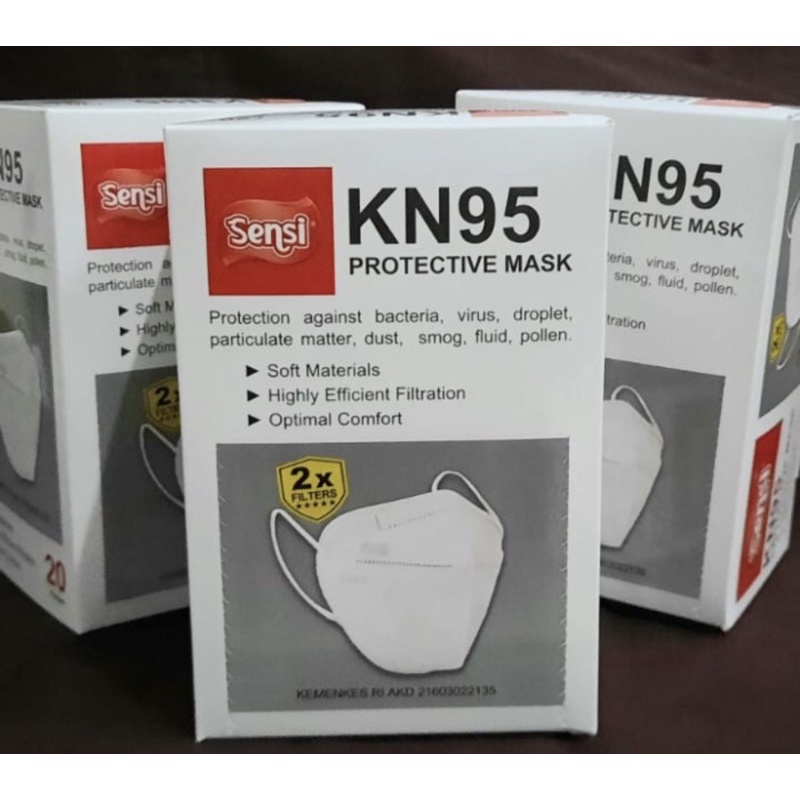 Sensi Masker Sensi 6 ply KN95 bukan convex bukan evo bukan duckbill