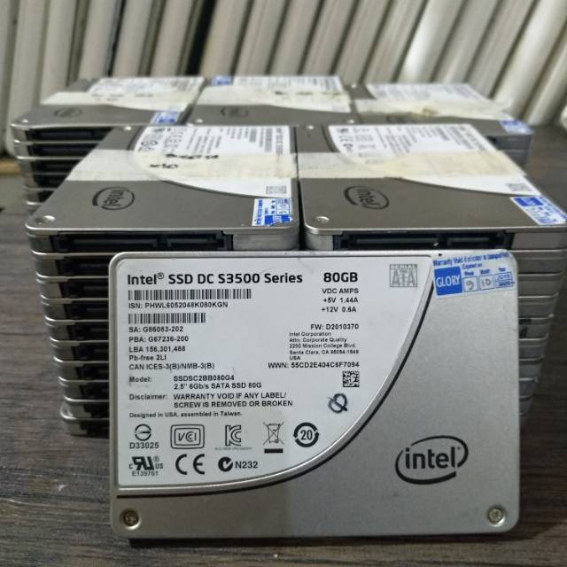 INTEL®SSD DC S3500 SERIES 
80gb sata