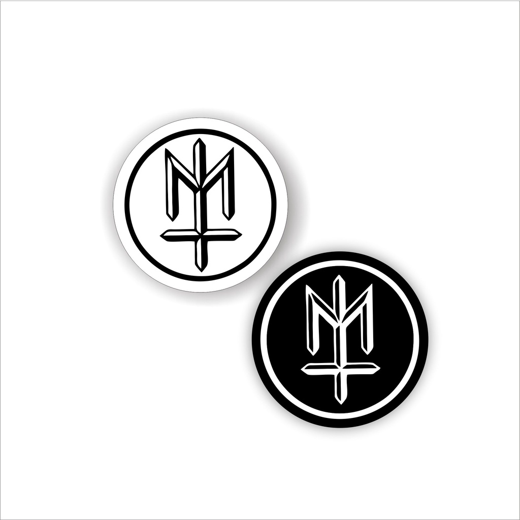 

Stiker brand stiker distro Logo maternal bahan graftac anti air