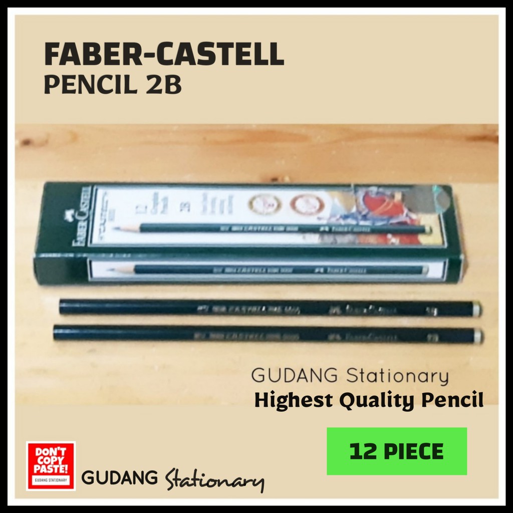 Pensil 2B Faber-Castell [ Isi 12 piece ]