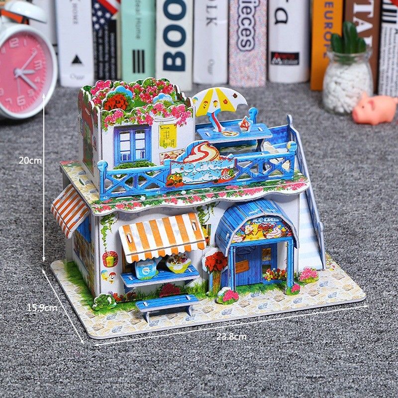 Mainan Edukasi Puzzle / Puzzle 3D Ukuran Besar / Puzzle 3D DIY 3in1