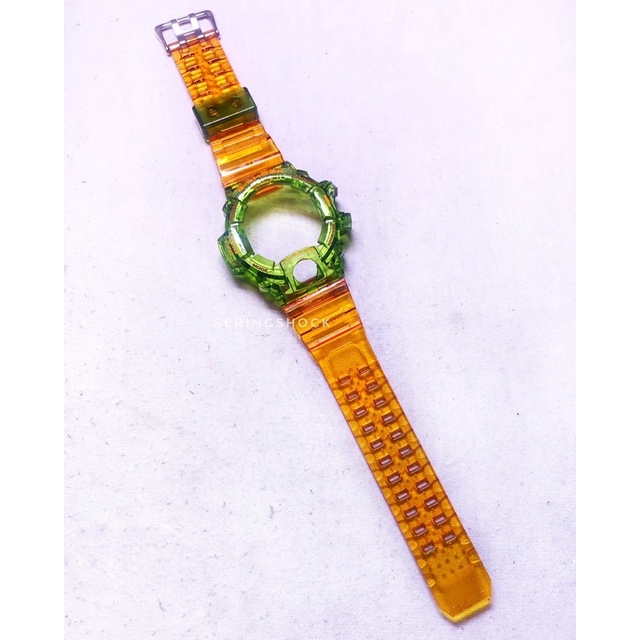 BNB Gshock GW9400 Rangeman DUAL COLOR CLEAR Strap Besel casio G-shock