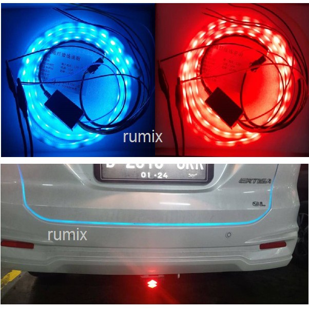 Lampu Strip DRL RGB 12V TAIL Led Lampu Bagasi Pintu Belakang Mobil STOP SEIN SIGNAL Waterproof