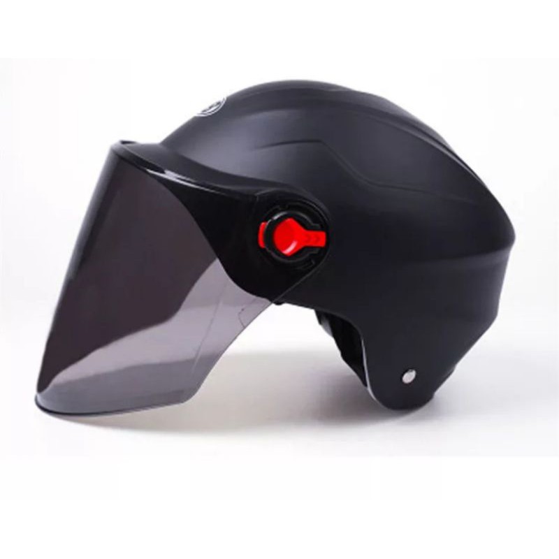 goplus helm sepeda motor skuter listrik elektrik hiking open kaca lensa Scoopy half face