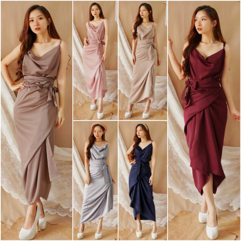 ❣️ SPECIAL PRICE ♡ PREMIUM ♡ ORIGINAL ! CHARLENE SET ELEGANT LUXURY PARTY OUTFIT  [ 2 IN 1 TANK SET / TANK TOP ONLY ]