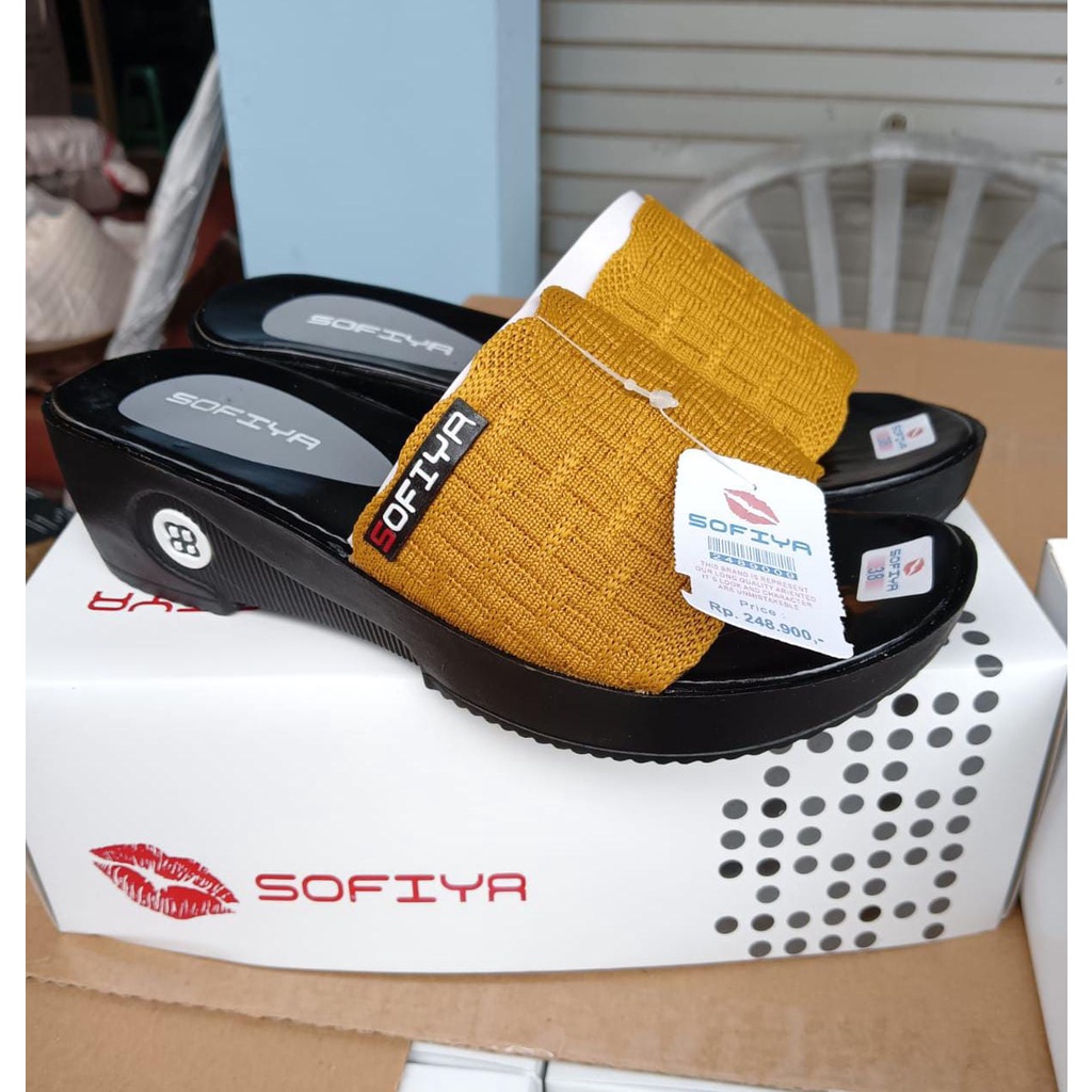 sandal wedges rajut impor model terbaru sandal wedges import sofiya terbaro