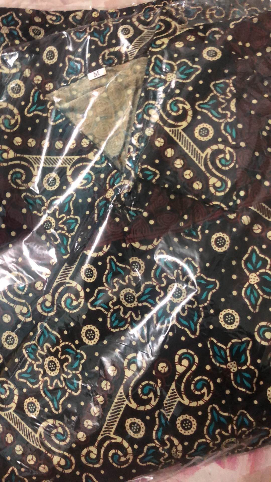 Kemeja Batik Pria Lengan Panjang Size M L Xl Xxl Bswart Batik Hrb026 Kenango Panjang Padi