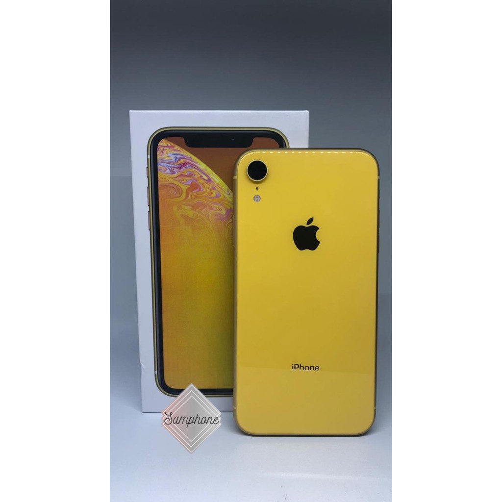 Iphone Xr 128gb Original Second Bekas Ex Inter Fullset Mulus Like New Lengkap Yellow Kuning 100 Shopee Indonesia