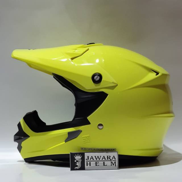 HELM CARGLOSS CROOS CROSS SOLID YELLOW FLUO