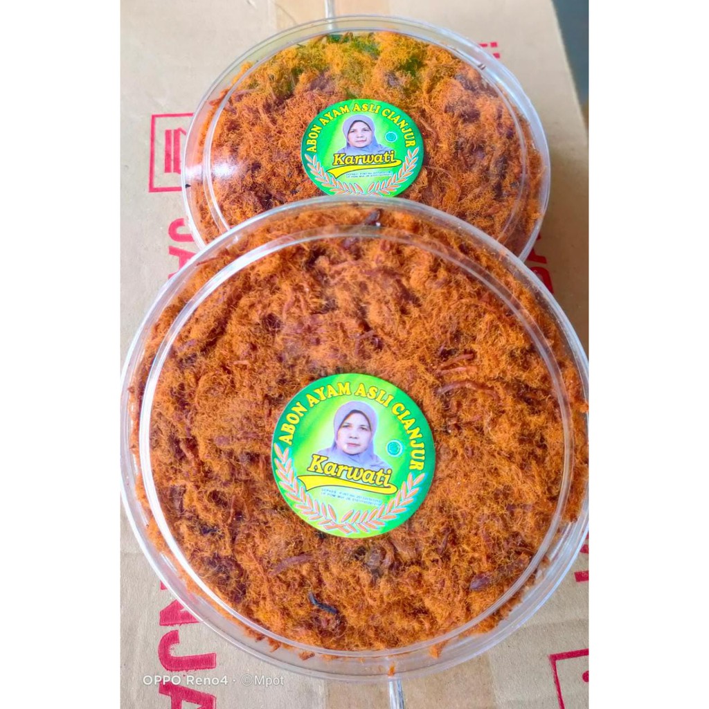 

Abon Ayam Karwati Rasa Pedas & Original