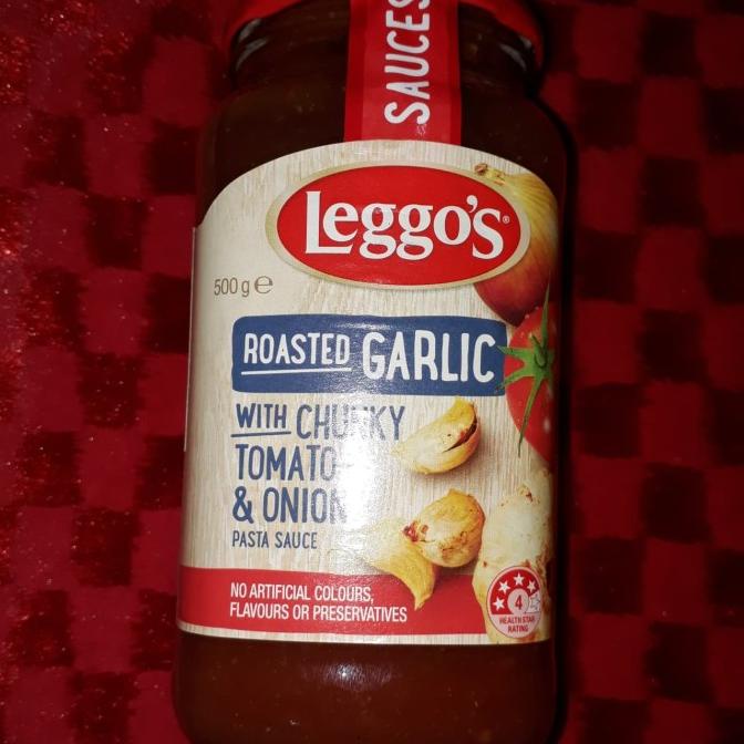 

favorit] Leggos Leggo's roasted garlic with chunky tomato and onion pasta sauce