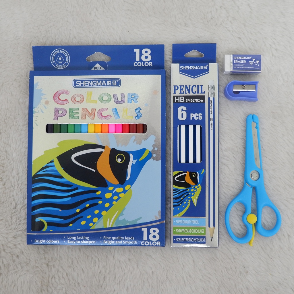 

STATIONERY SET #41167 Set Alat Tulis Anak Karakter Fancy Gambar Lucu