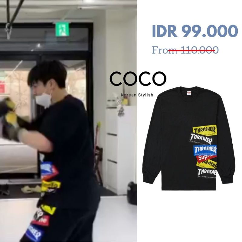 sweater jungkook bts boxing time permission to dance