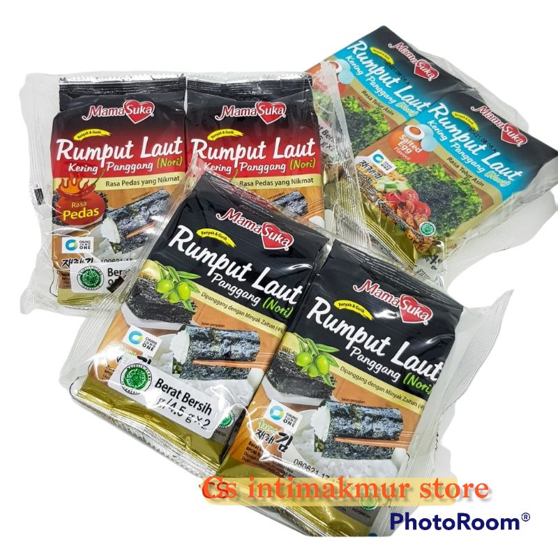 

Mamasuka Seaweed 4.5 gr x 2 pack All varian