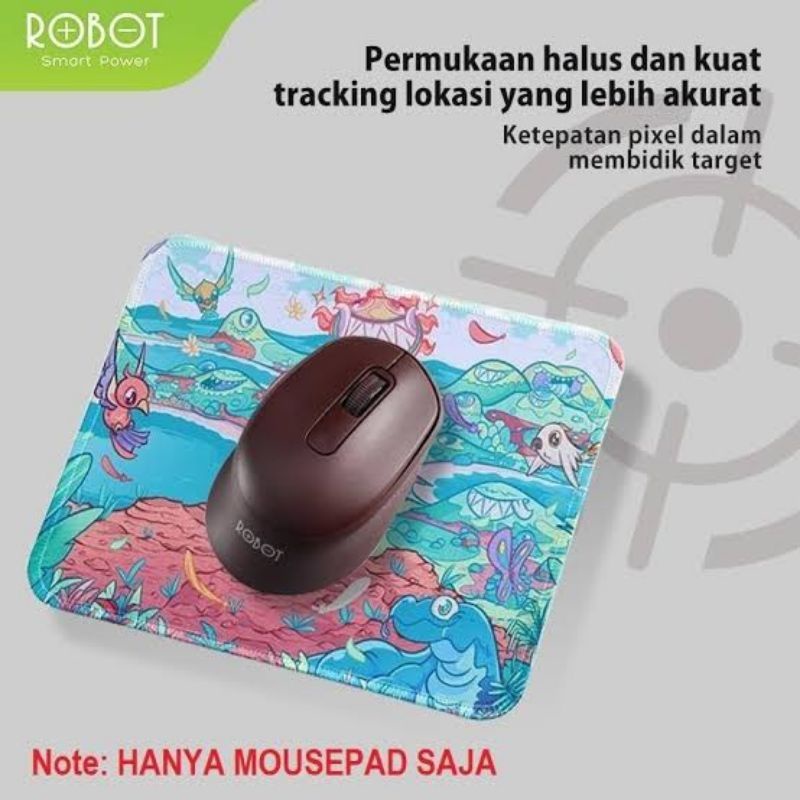 Mouse Pad/Alas Mouse Anti Slip Polos Dan Bergambar By Robot[R-01]