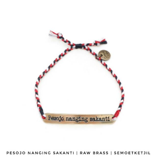 

Semoet Ketjil Gelang Bohemian Pesojo Nanging Sakanti PRE ORDER