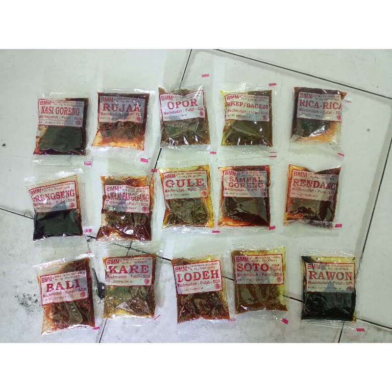 

Bumbu Machmuda kemasan sachet