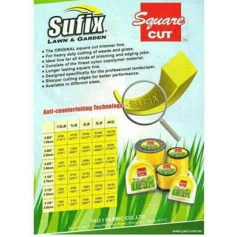 termurah Pisau Potong Rumput Senar Sufix ' Senar Untuk Mesin Potong Rumput baguss