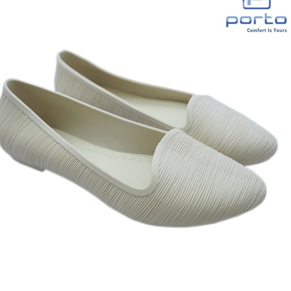 Jual Porto Sepatu Wanita Flat Shoes Korea Nyaman Casual Porto Lady