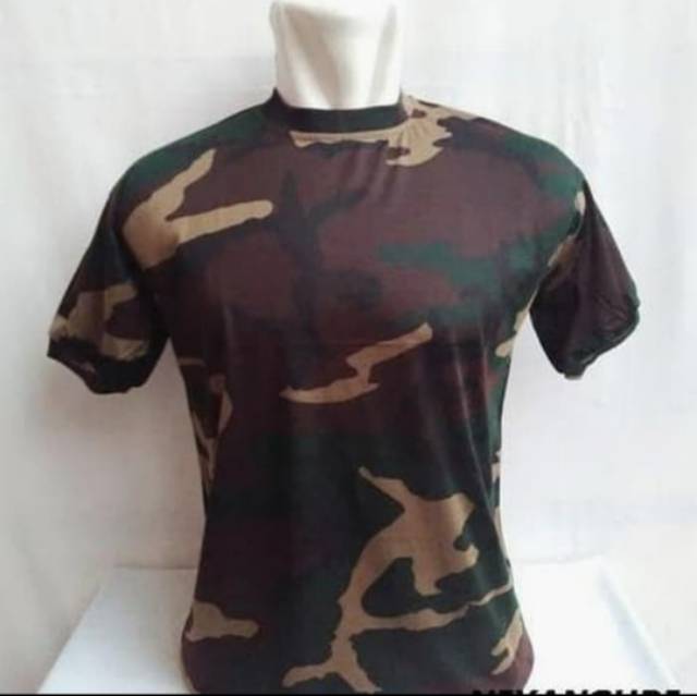 (Cod)kaos loreng army/kaos libanon/kopassus/auri/kaos nato