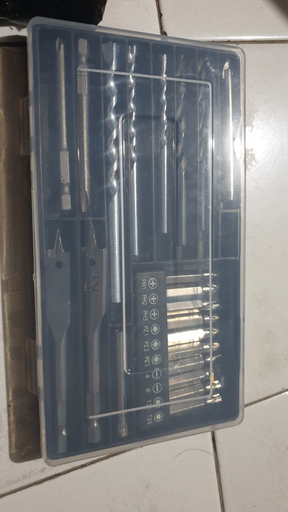 Mata Bor Besi Kayu Beton Obeng Kaca Keramik / Set 21pc / Termurah / Mata Bor Original