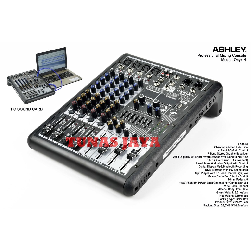 Mixer ASHLEY ONYX 4 - ONYX4 Original NEW