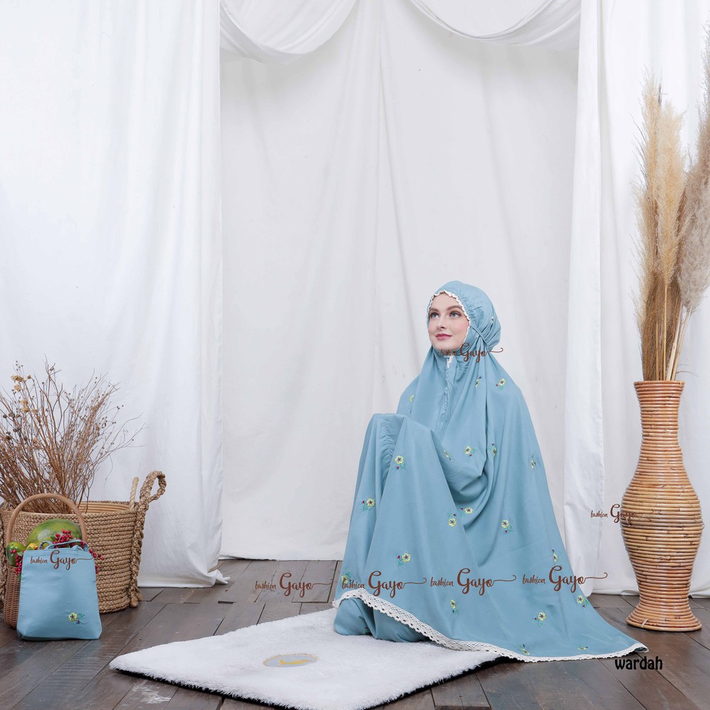 Mukena bali rayon bordir dewasa fidelinaseries