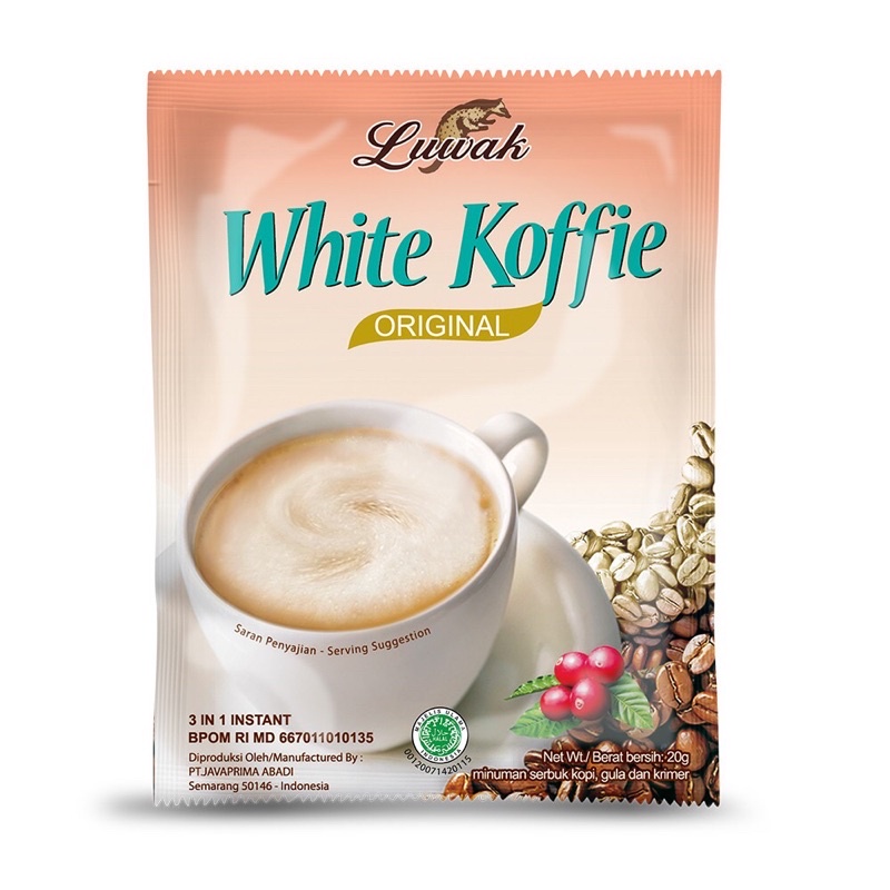 

KOPI LUWAK WHITE KOFFIE ORIGINAL 10x20gr ( Renceng )