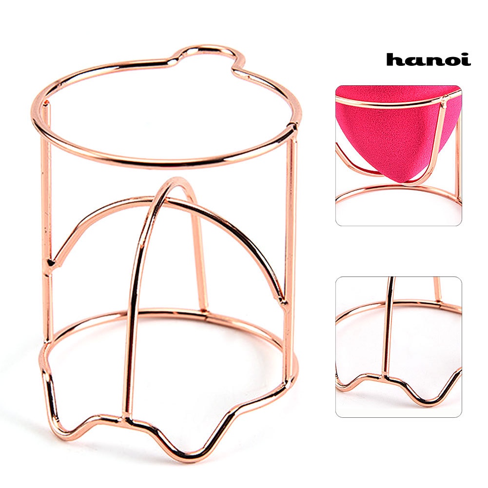 HQTM_Women Makeup Beauty Powder Puff Egg Sponge Display Stand Holder Drying Rack