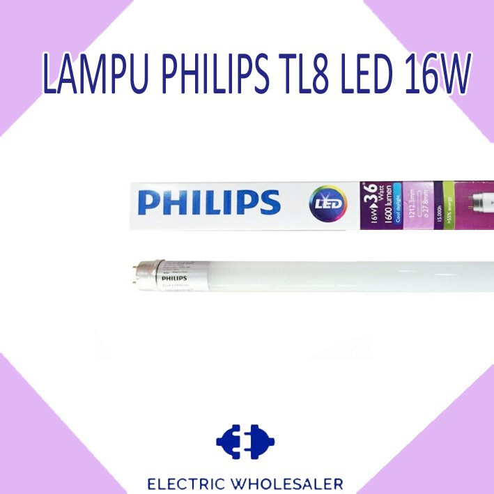 LAMPU PHILIPS TL8 LED 16W