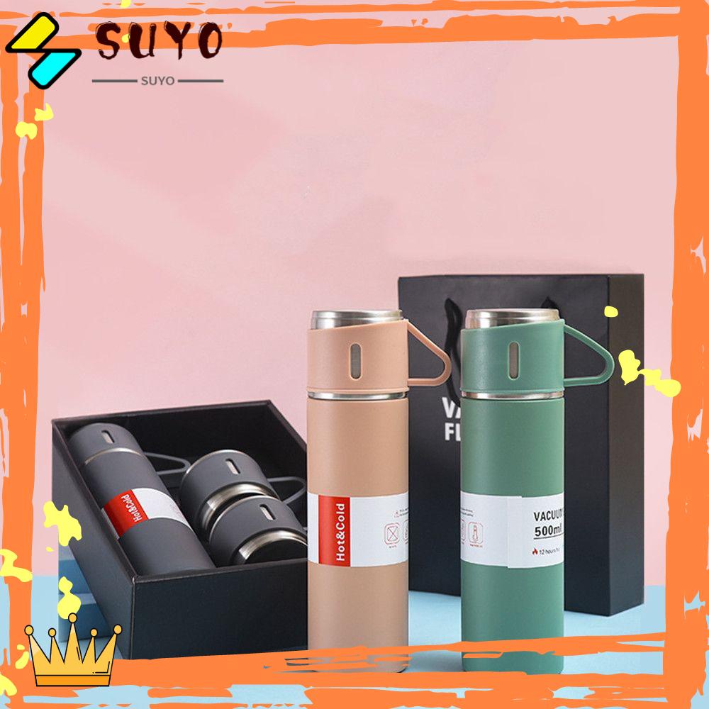 Suyo Botol Air Minum / Kopi Portable 500ml Anti Bocor Untuk Outdoor