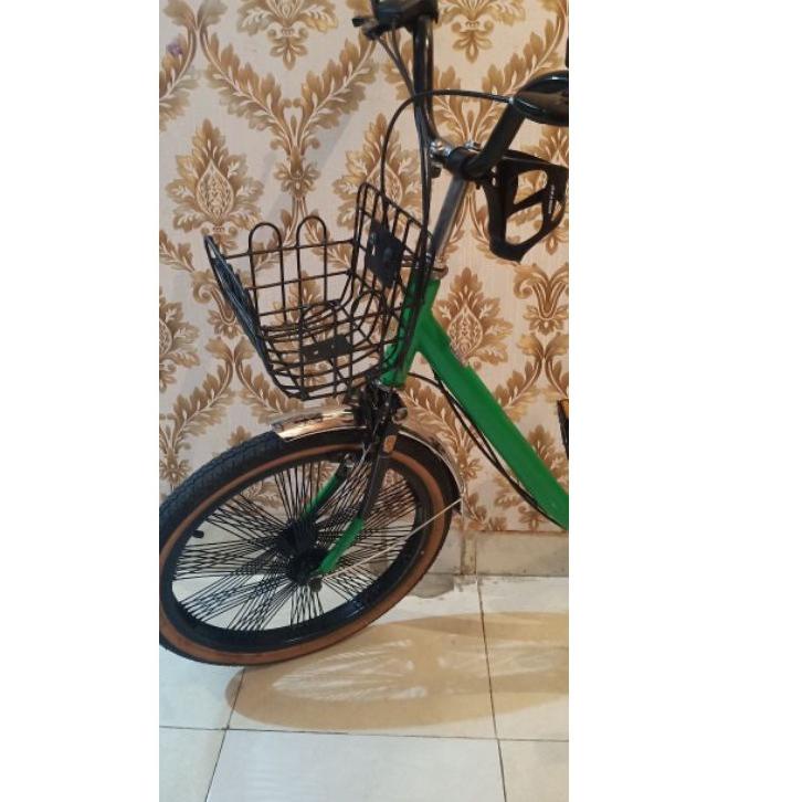 [KODE AAJ07] KERANJANG KLASIK SEPEDA LIPAT MINION MTB ONTEL