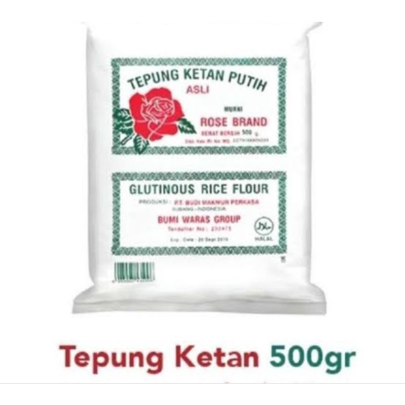

ROSE BRAND TEPUNG KETAN PUTIH 500GR