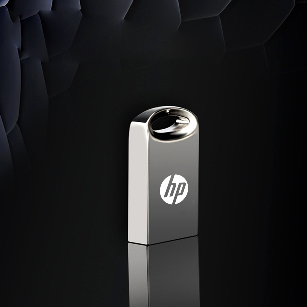 Hp Flashdisk Usb 3.0 64MB Anti Air Bahan Metal Warna Silver Untuk Sekolah / Kerja