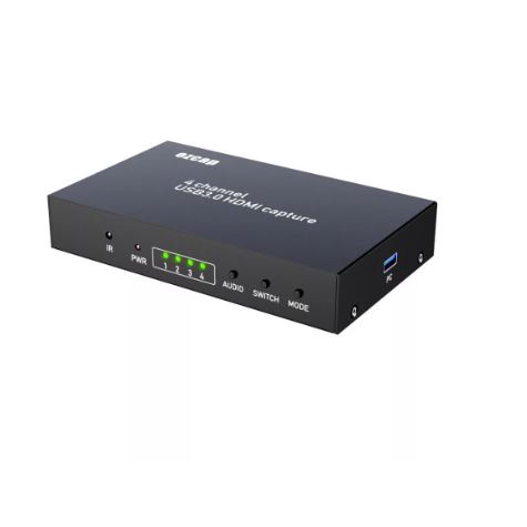 Usb 3.0 hdtv video capture ezcap 4 port channel quad multi viewer 4x1 1080p live streaming obs adobe Vmix VLC ez-cap264 ezcap 264