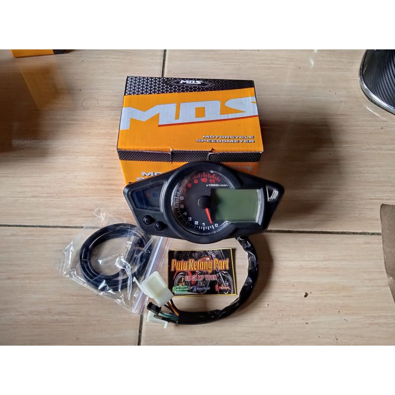 Jual speedo speedometer koso RX1n MOS digital set kabel sensor