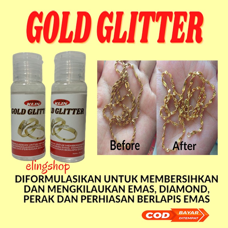 Cairan Pembersih Perhiasan Emas Perak 2 Botol