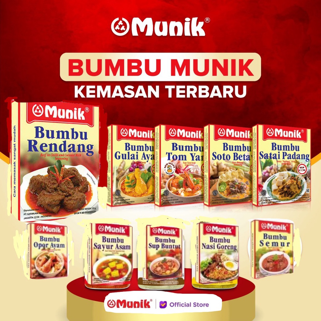 MUNIK - BUMBU MUNIK - MUNIK BUMBU - MUNIK BUMBU RENDANG