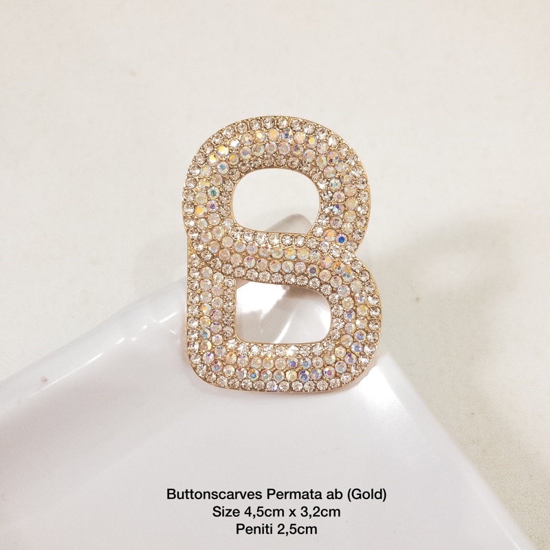 BROS BUTTONSCARVES KW (PART 2) BROS B-Permata ab gold