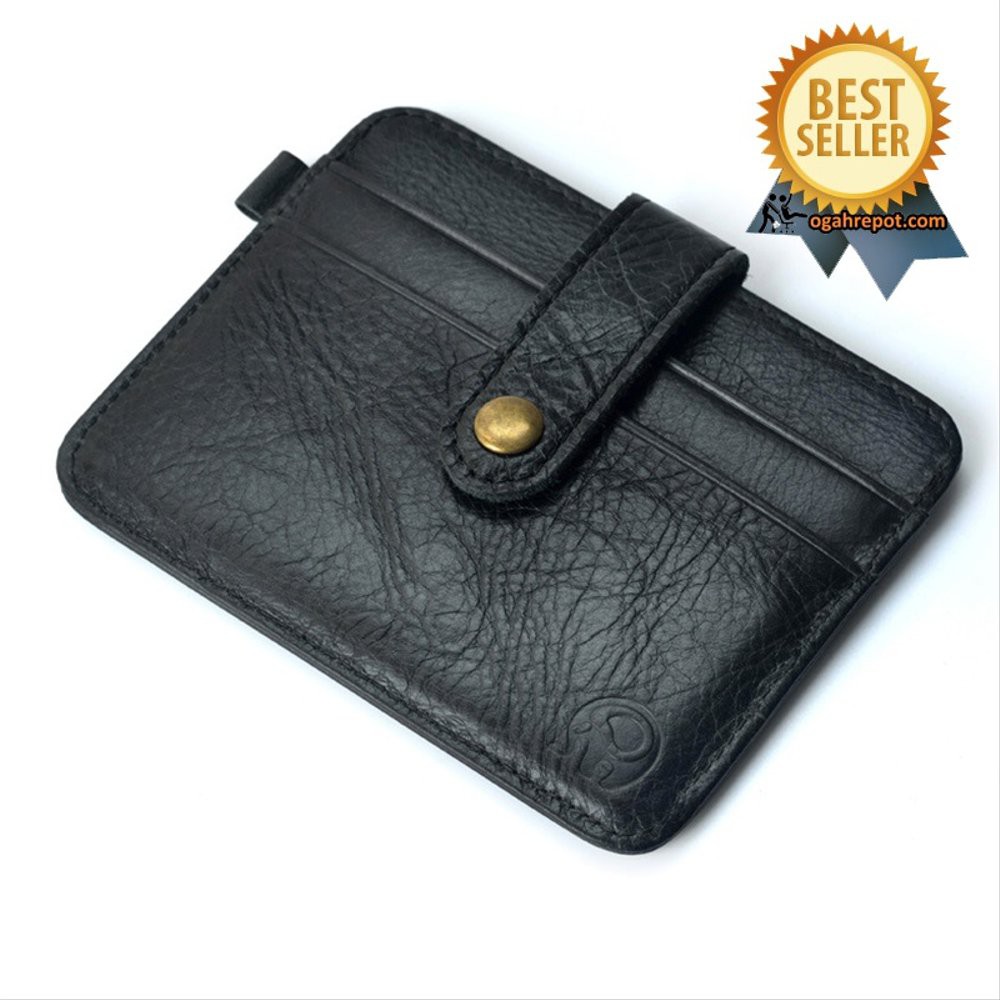 Lihat Detal Dompet Kecil Kulit dengan Hasp Ring Limited